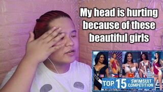 TOP 15 BEST SWIMSUIT COMPETITION l Miss universe 2021 REACTION || Jethology