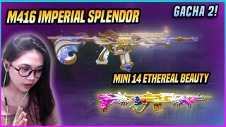 *GACHA 2 SEKALIGUS* M416 Imperial Splendor & MINI 14 Ethereal Beauty | PUBG Mobile