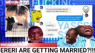 ereri are getting married?!! pt. 1 | a requested short text story [aot]