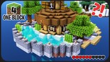 Renovasi Pulau Utama & Membuat Kolam Ikan ! || Minecraft One Block Indonesia Pt.4
