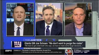 Max Kellerman reacts to Giants GM Joe Schoen: "We don't want to purge the roster"