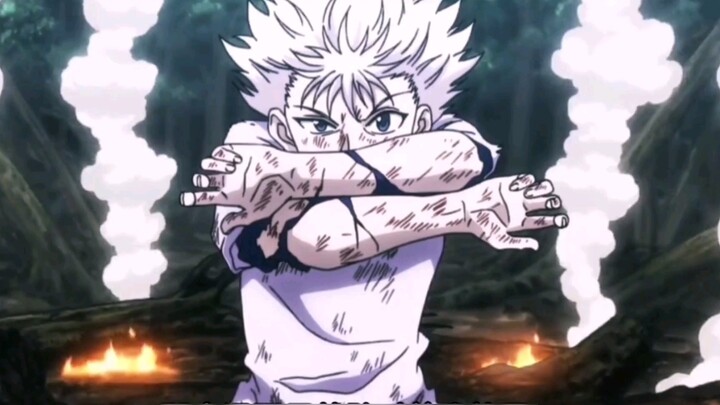 Berikan Killua potong rambut gratis