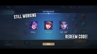 ML REDEEM CODES CLAIM FREE SKIN AND CHANCE TO GET PERMANENT SKIN AND DIAMONDS - Mobile Legends