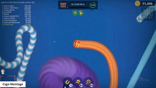 Worms Zone.io Rắn Săn Mồi #095 _ Noel tới rồi chơi rắn săn mồi thôi các bạn _ 16