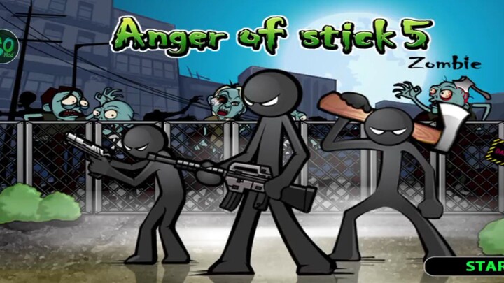 anger of stick 5 zombie menu