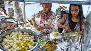 TEPUNG KALIS DIRENDAM MINYAK GORENG, ISINYA USUS AYAM??? jualan begini saja 3 jam langsung ludes