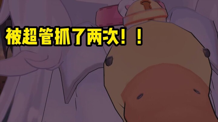 因为在直播间遛🐔被超管封了两回😭😭