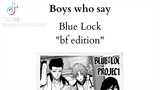 blue lock  as your boyfriend 😣❤