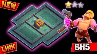 NEW BUILDER HALL 5 BASE WITH LINK REPLAY PROOF 💪 | BEST BH5 BASE | CLASH OF CLANS