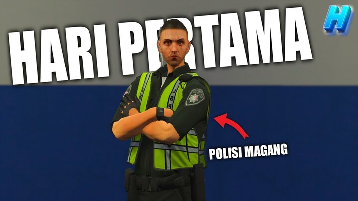 HARI PERTAMA MENJADI POLISI MAGANG DI KOTA HOPEFULLY !! GTA 5 ROLEPLAY