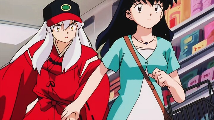 InuYasha: I should always go shopping with my wife and give her lunch boxes~
