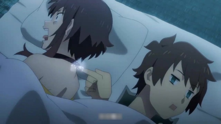 Kelakuan Kazuma Saat Tidur Bareng Megumin. (Anime-Konosuba-Movie-) -  BiliBili