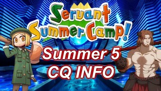 [FGO NA] Servant Summer Camp Challenge Quest Overview | Summer 5 Event