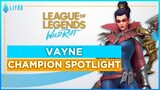 League of Legends: Wild Rift Alpha Test --- Vayne Champion Spotlight