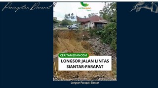 Longsor Di Lintas Sumatera Utara