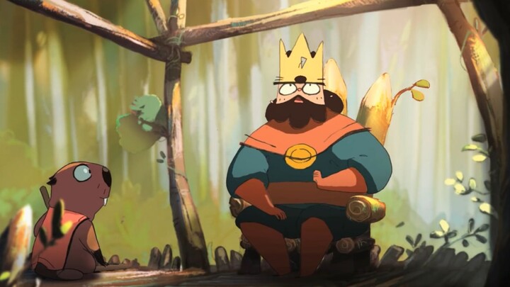 Being treated as a tool mouse! Satire animation short film "The Lonely King"