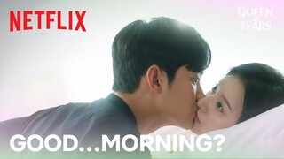 Kim Soo-hyun not-so-good-morning morning kiss | Queen of Tears Ep 2 | Netflix [ENG SUB]