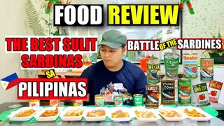 THE BEST SULIT SARDINAS NG PINAS | BATTLE OF THE SARDINES | FOOD REVIEW EDITION