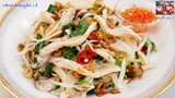 Món ăn GIẢM CÂN, GIẢM BÉO - Ăn no KHÔNG LO tăng ký, GỎI GÀ NẤM xé Phay Chay (Eng. Sub) Vanh Khuyen