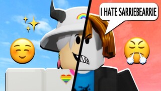 I went UNDERCOVER as my own HATER in roblox