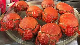 อาหารข้างทางของไต้หวัน --KONA CRABS Crab / Kona Crab /