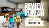 REVIEW RUMAH DIBAWAH BUKIT | MINECRAFT PE 2023