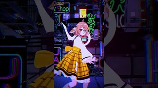 Vtuberのサイバーカワイイ♥エフェクトダンス！kawaii Anime dance #varkshorts 【因幡はねる / ななしいんく】 #Shorts