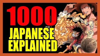 Luffy's new attack EXPLAINED | One Piece Chapter 1000