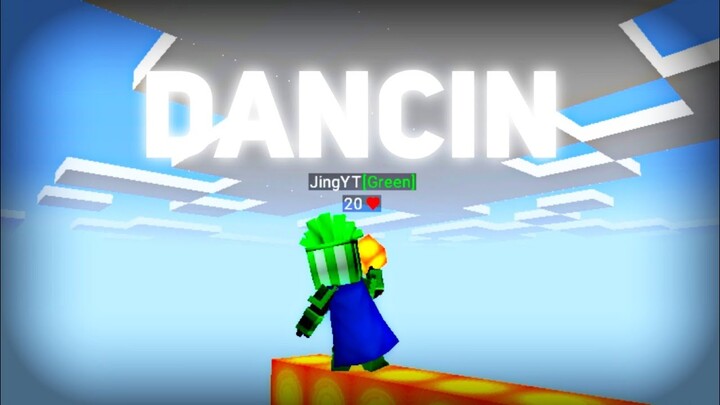 DANCIN 🎶 - Bedwars Montage ( Blockman Go ) #EditForIB