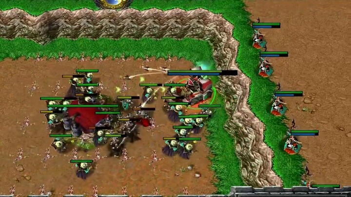 Dalam "Warcraft 3", pahlawan manakah yang mampu menahan lautan kerangka yang terdiri dari 50 mayat?