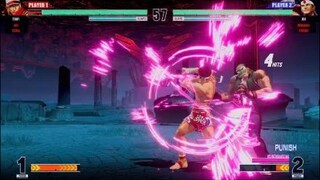 KOF15　最強ジョー東　神業　４２Hitコンボ　あえての補正切り