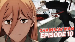 Chainsaw Man Episode 10 - Denji Dan Power Bekerja Sama Lawan Kishibe