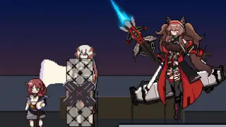 [Arknights] A Pixel video of Saria and Angelina