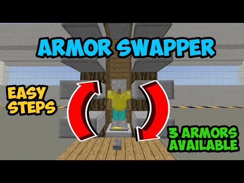 How To Make Armor Swapper in Minecraft PE