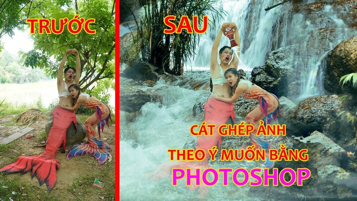 Cách Cắt Ghép Ảnh Bằng Photoshop