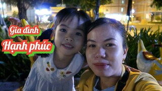 #93: Gia đình đi mua dàn KARAOKE và cà phê buổi tối mát mẻ hạnh phúc