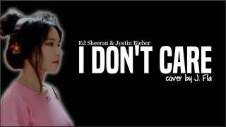 Ed Sheeran & Justin Bieber - I Don't Care (J. Fla cover)(Lyrics)