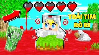 NẾU NHƯ TÔ GÀ CÓ TRÁI TIM BỊ RÒ RỈ TRONG MINECRAFT KHIẾN SINH TỐ BẤT NGỜ* TÔ GÀ NGẬP TRONG TRÁI TIM