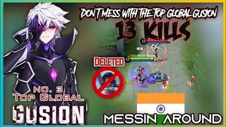 Unstoppable Gusion, so Fast Hand | Top Global Gusion Messin Around