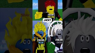 BULLY CHEATED THE COLOR CHALLENGE IN BLOX FRUITS! #shorts