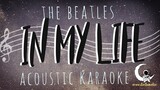IN MY LIFE - The Beatles (Acoustic Karaoke)
