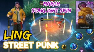 LING STREET PUNK | MARCH STARLIGHT SKIN | MOBILE LEGENDS