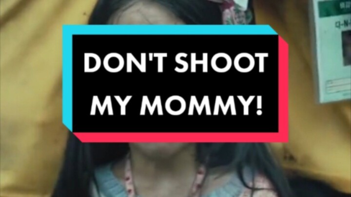 Don't shoot my mummy! 🥹