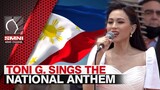 Toni Gonzaga sings the National Anthem, 'Lupang Hinirang'
