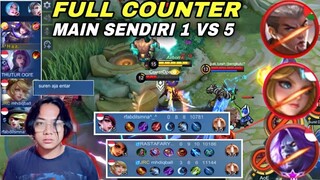 FIRST PICK FANNY TIM AUTO TROLL, COUNTER MERAJALELA ! REAL FANNY VS 5 COUNTER