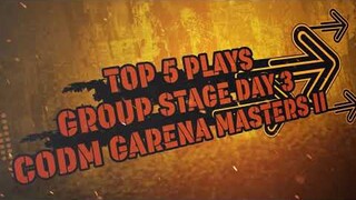 Garena Masters II - Group Stage Day 3 Highlights