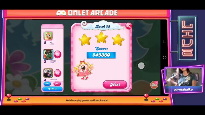 3rd stream on  Candy Crush Saga on Omlet Arcade!