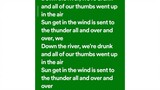 thunder song