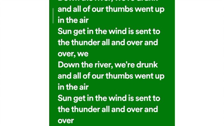 thunder song