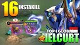 Helcurt Crazy Burst Damage! That Deadly Stingers! | Top 1 Global Helcurt Gameplay By C e c y. ~ MLBB